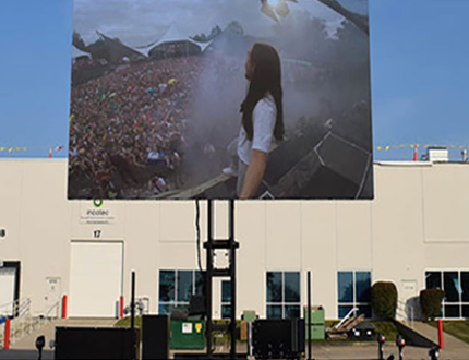 HD P10 Full Color Advertising LED Display Screen